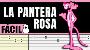 Cómo Tocar LA PANTERA ROSA | TUTORIAL DE GUITARRA | FÁCIL | Bobby Ross