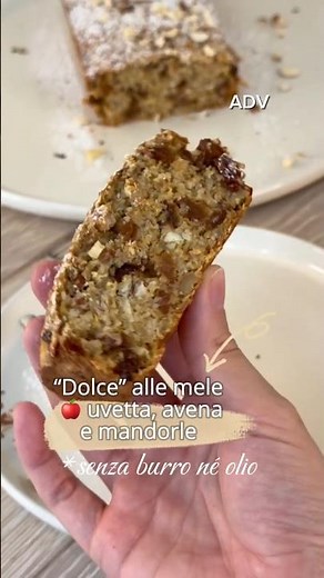 Apple, oat, raisin, and almond loaf cake NO ADDED SUGAR
