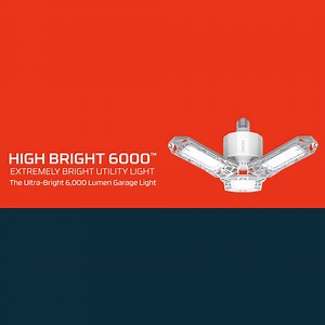 21K views · 164 reactions | Upgrade your garage with the NEBO HIGH BRIGHT 6000. The built-in 72 LED's blast out 6,000 lumens of light that are sure to brighten up any dimly lit space. | NEBO | Facebook