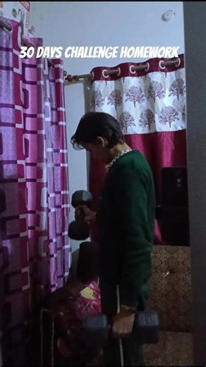 4/30 days challenge homework and weight gain #30daychallene #homeworkout #workoutchalleng