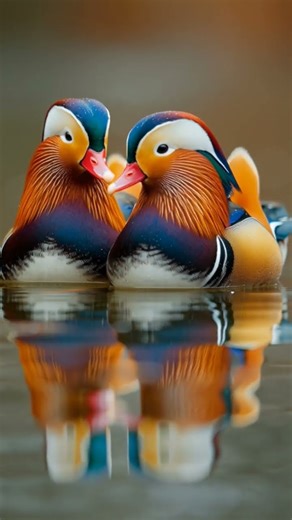 Mandarin ducks symbolize love in Chinese culture 🦆💖