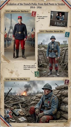 Evolution of the French Poilu: From Red Pants to Verdun