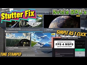 MSFS2020 *STUTTER Fix*Possible Fps Boost? Nvidia & AMD GPUS as of 10/19/24