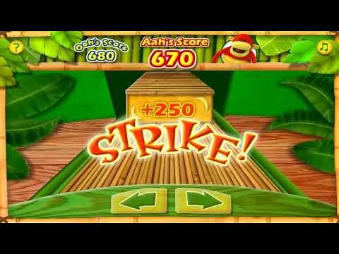 Ooh, Aah & You: Ooh & Aah's Coco-Nutty Bowling Gameplay