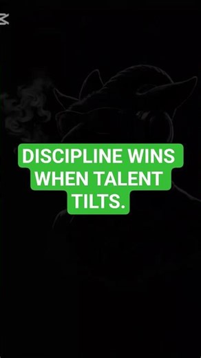 When talent loses control, discipline takes the pot.