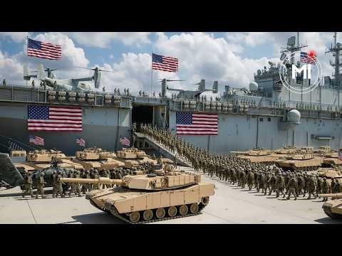 Hormuz ULTIMATUM! U.S. Rushes Abrams Tanks, Apache Helicopters & Elite Troops Into Kuwait