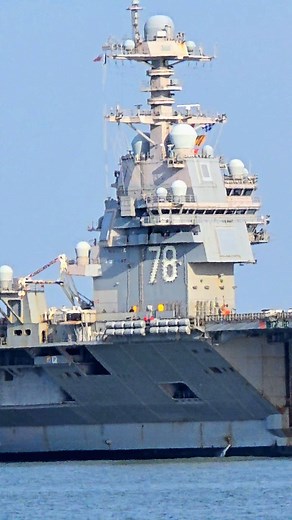 570K views · 10K reactions | CVN 78 USS FORD LARGEST SHIP IN THE WORLD | Richard LeBel | Facebook