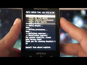 Instalar Android 2.3.7 Gingerbread en Xperia X10 Mini Pro [100% Funcional]