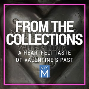 1.1K views | Sweeten your #ValentinesDay with a glimpse into the NYSM's History Collection! This early 20th-century candy mold, featuring two hearts inscribed with "To My Valentine," once helped create delicious chocolates at Mattie's Candy, a beloved candy store and soda fountain in Hornell, NY. A true reminder that love—and chocolate—never go out of style! ❤️ | New York State Museum | Facebook
