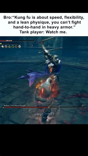 Tank kung fu is built different 💀 | Elden Ring #eldenring #nightreign