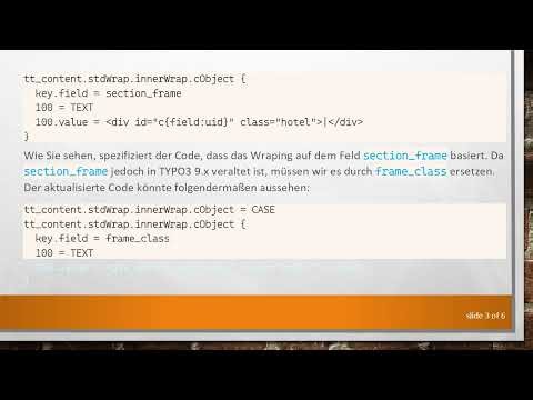 Lösung des TYPO3-Problems mit innerWrap und section_frame: Ein Entwicklerleitfaden