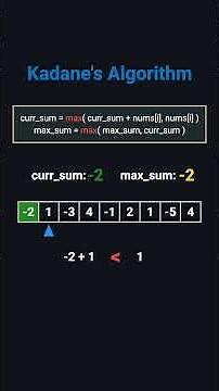 Maximum Subarray Problem using Kadane’s Algorithm in just minutes!