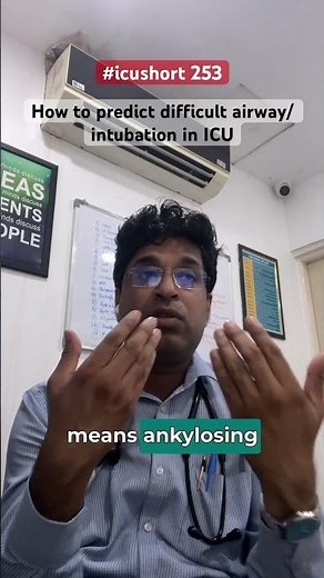 #icushort 253: How to predict difficult airway/ intubation in ICU , MACOCHA Score #esbicm