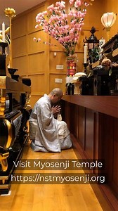 In #Buddhism, it is a tradition to offer food to the Buddha. In the video, our Chief Priest is making offerings to the Temple Joju Gohonzon (object of worship) during the Oeshiki Ceremony (memorial ceremony for Nichiren Daishonin). Learn more https://bit.ly/2IRZtQW | Nichiren Shoshu Myosenji Temple