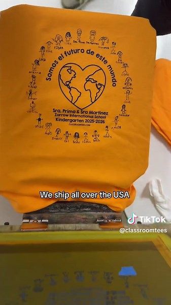 Custom Class Shirts for Students' Artwork