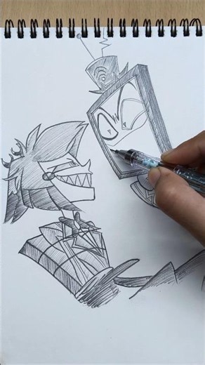 vox from hazbin hotel #hazbinhotel #upsidedown #nostalgia #vox #alastor