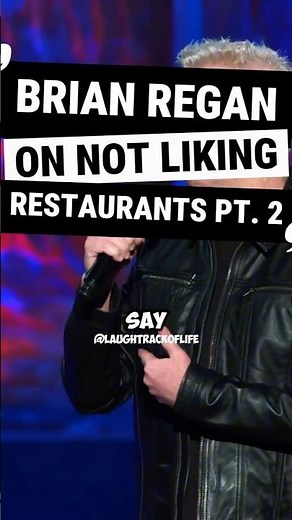 Brian Regan On Not Liking Restaurants Pt. 2...#brianregan #comedians #standup #restaurants #mushroom