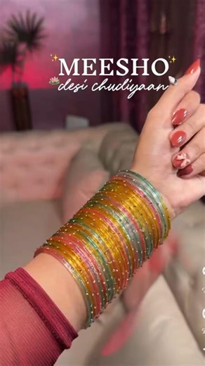 Desi chudiyaan 💗✨ #bangles #chudiyan #desifashion #bangles_collection #meesho