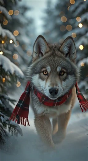 #CuteWolf #CuteAnimals #Viral #Shorts Baby Wolf’s Winter Wonderland Fun!