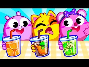 Healthy DIY Juice 🍇🍉 Learn Eating for Kids 🎶 Funny Baby Songs | Muffin Socks