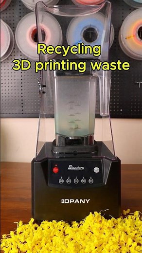 ♻️The "Bambulab poop" produced by 3D printing can be recycled into filaments.🧵#FilamentMaker