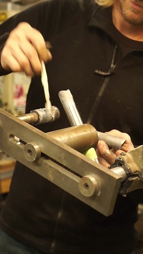 Making a quill stem so I can get a bunch of stuff to the chrome plater today! This quill stem took me several days to make. And the video took a bit too. Part of the job, I guess? Finally getting in the paint booth next week! #filletfriday #filletbrazing #filletbrazed #bicyclebuilding #chromoly #quillstem #chapmancycles