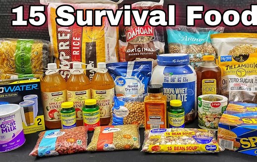 每位末日准备者都应该储备的 15 种救生食品 - 物超所值