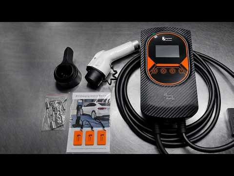 Зарядна станція Feyree Taurus PRO Wi-Fi 7–22 кВт | Type 1 / Type 2 / GB/T / NACS | Огляд