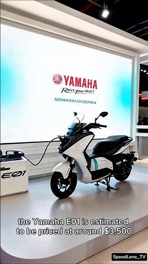 Yamaha E01: An Electric Scooter That’s More Affordable Than Gas Motorcycles! #yahama #electricmotor