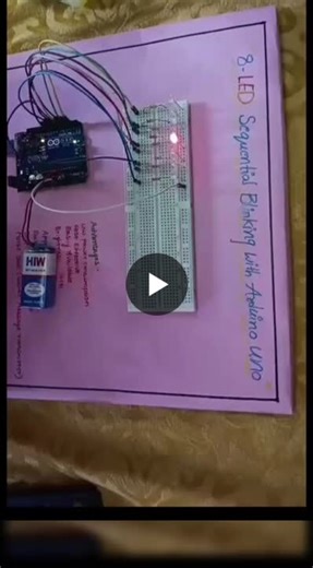 #arduino #electronics #embeddedsystems #engineeringstudent #techlearning #ledproject #ece #projectshowcase #microcontroller #hardwaredevelopment #learningbydoing #beginnerprojects | Farhana Shaik