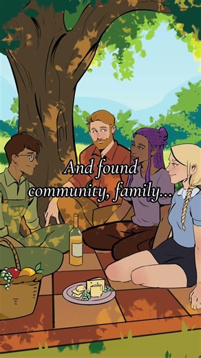 Looking for your next cute cozy, queer fantasy adventure? Then check out mosswood apothecary A