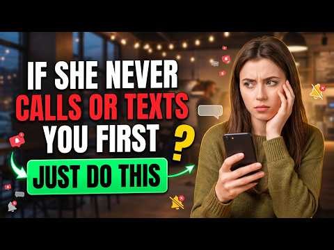 If She NEVER Calls Or Texts You First, Just Do This| Female Psychology
