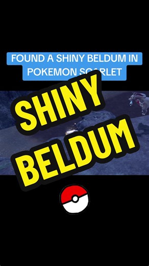 Found a Shiny Beldum in Pokemon Scarlet. #Pokemon #PokemonScarlet #ShinyPokemon #Beldum #BeldumPokemon #PokemonBeldum #ShinyBeldum #ShinyHunt #ShinyHunting