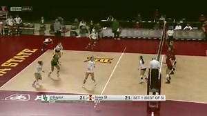 Here are the highlights from today's match, presented by Cy's Locker Room. | Iowa State Volleyball