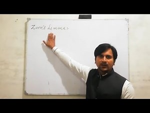 Zorn's Lemma.... Advanced Set Theory