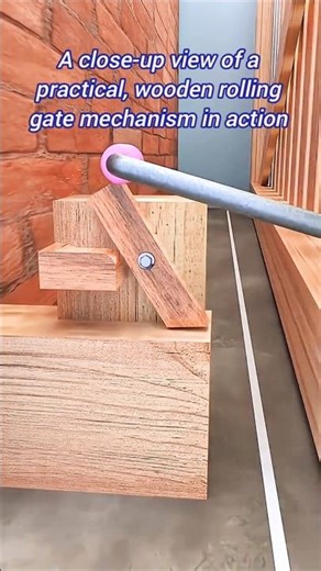 🚪 Practical Rolling Gate Mechanism
