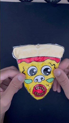 DIY Paper Craft | Pizza Slice Squishy | Cute Squeeze Pizza Toy Ideas For Kids #pizza #squishy