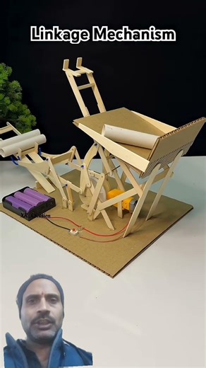 linkage machine with DC motor#YouTube