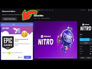 How to Claim Epic Games Discord Nitro Officially ( for One Month Only )