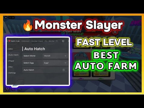 🔥BEST🔥💥AUTO FARM SCRIPT MONSTER SLAYER💥Unlimited Wins | Fast Rebirth