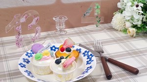 Acrylic Table Numbers 1-15 With Stand Floral Table Sign Numbers for Wedding Reception for Wedding Reception Bridal Shower Decorations (Cherry Blossom)