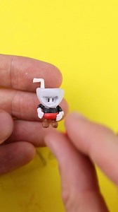 14K views · 495 reactions | I made this Cuphead Fall-Guy with polymer clay and a Tic-Tac #clayclaim #cuphead #fallguys #clay #polymerclay | ClayClaim | Facebook
