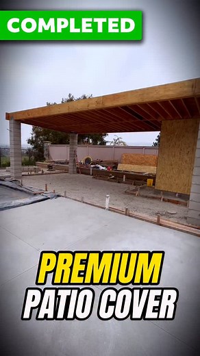 720 reactions · 55 shares | Large Patio Cover We create custom outdoor spaces and build structures that combine durability, elegance, and functionality, perfectly tailored to each home. Would you like a patio cover like this? Let us know in the comments. #patiocover #structures #backyardpatio #covered #patiocovers #backyardtransformation #beforeandafter #construction | Rivers Landscape Construction Inc. | Facebook