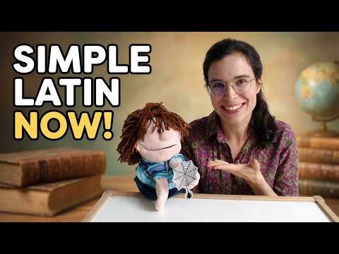 Classical Latin beginner lesson example || Comprehensible Input + The Nature Method