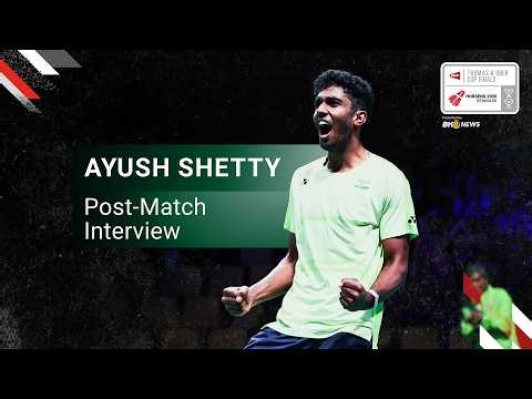 #ThomasUberCupFinals | Ayush Shetty seals it for India
