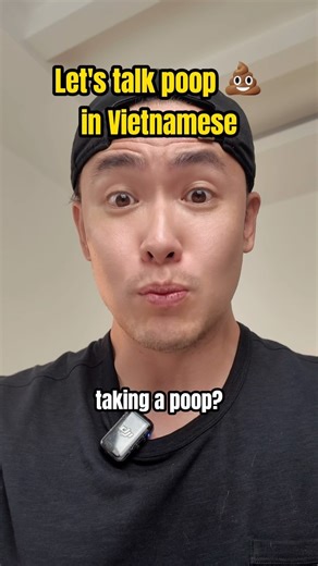 Chris Tran on Instagram: "Here to upgrade your Vietnamese poop words 💩 Whoops correction: “squeeze it out” would be nặn not nặng 😂 #vietnamese #vietnam #viet #language #learnlanguages #saigon #saigonese #vietnamtravel #travelvietnam"