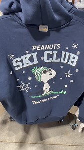 3.7K views · 299 reactions | @tillys has their Peanuts Christmas collection on display! I really love the navy blue sweatshirt. ❄️☃️ #snoopy #peanuts #christmas #tillys #fashion #holiday #season #festive #woodstock #charliebrown #lucy #linus #sally #snowman #ski #sweatshirt #hoodie | Jess Loves Snoopy | Facebook