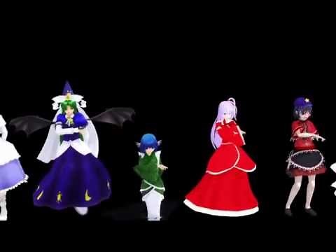 【第７回東方ニコ童祭】2015版第11回東方キャラ121人を人気順に並べてみた【東方MMD】