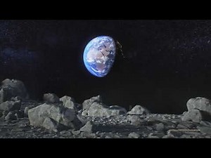 4K Screensaver - Earth from the Moon - Footage That Will Take You on a Journey! Video Background
