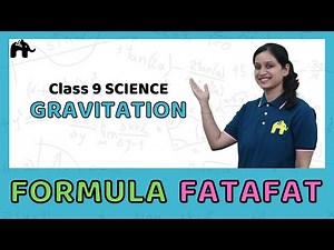 Gravitation | Class 9 Science Formulas Sheet | Revision List CBSE NCERT #FormulaFatafat